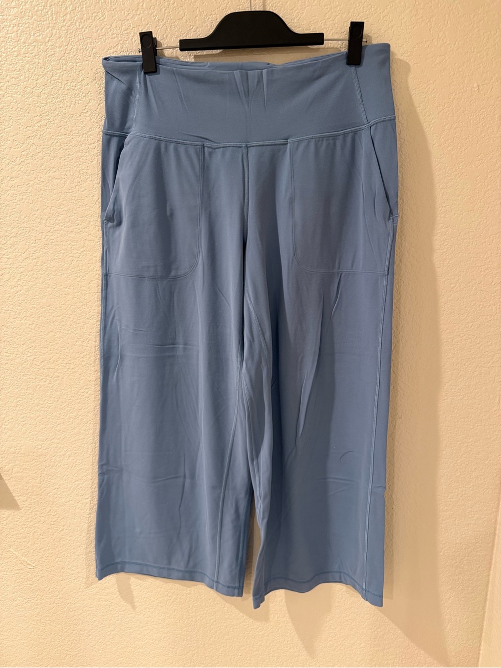 lululemon athletica align Blue/gray Wide-leg cropped